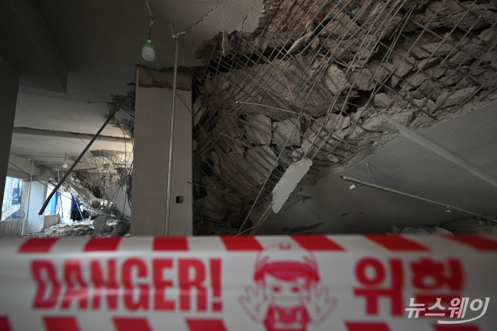 최근 인천의 아파트 건설 현장에서 발생한 지하 주차장 붕괴 사고와 관련해 시공사인 GS건설이 일부 책임을 인정했다. 사진=강민석 기자 kms@newsway.co.kr