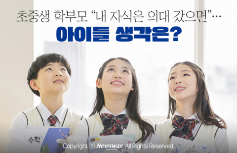 초중생 학부모 &quot;내 자식은 의대 갔으면&quot;···아이들 생각은?
