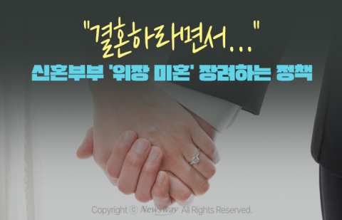 &quot;결혼하라면서···&quot; 신혼부부 '위장 미혼' 장려하는 정책
