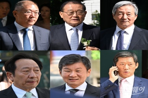 결혼식 모인 '현대家'···정몽원 HL그룹 회장·백지연 전 아나운서 사돈 맺다