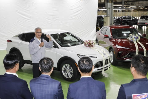 한국GM 부평공장서 '뷰익 엔비스타' 양산···50만대 체제 박차