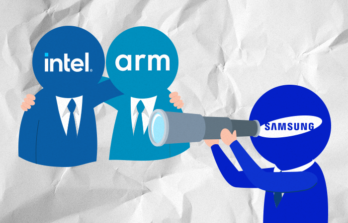 인텔이 ARM과 파트너십 확대를 추진한다. 그래픽=박혜수 기자