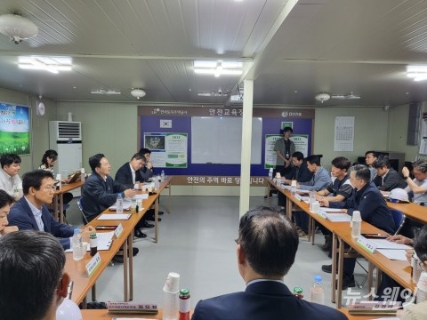 타워크레인 현장 또 찾은 원희룡···작업 기록장치 의무 '본격화'