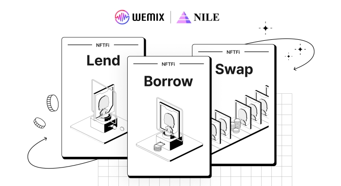 위메이드의 위믹스3.0 기반 DAO & NFT 플랫폼 나일(NILE)이 NFTFi 서비스를 정식 론칭했다. 사진=위메이드 제공