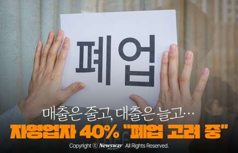 매출은 줄고, 대출은 늘고···자영업자 절반 &quot;폐업 고려 중&quot;