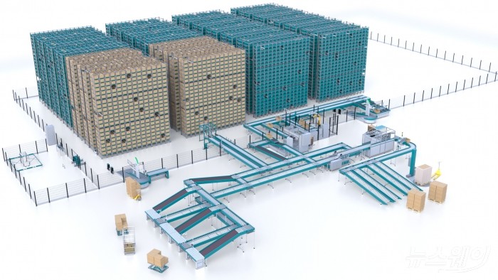 포스코DX가 프랑스 물류 자동화 로봇 생산 기업, 엑소텍(Exotec)과 협력을 맺었다. 사진=포스코DX 제공