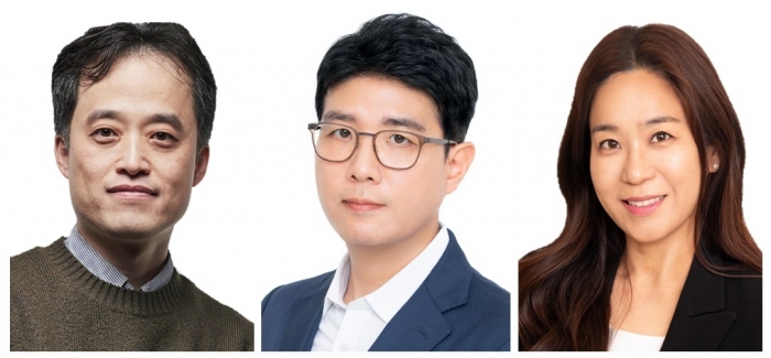 (왼쪽부터)김정희, 김민수, 김민정 CJ대한통운 신임 경영리더. 사진=CJ대한통운 제공
