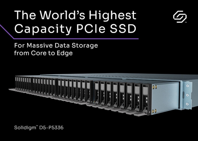 SK하이닉스 자회사 솔리다임, '세계 최대 용량' 데이터센터용 SSD 출시