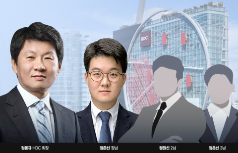 세 아들 개인회사 지분 이동···경영승계 포석