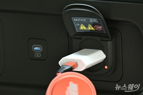차박·캠핑족에 최적화된 '디 올 뉴 싼타페'···220V 전기콘센트 탑재