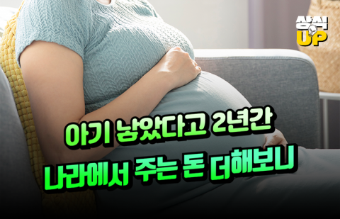 아기 낳았다고 2년간 나라에서 주는 돈 더해보니