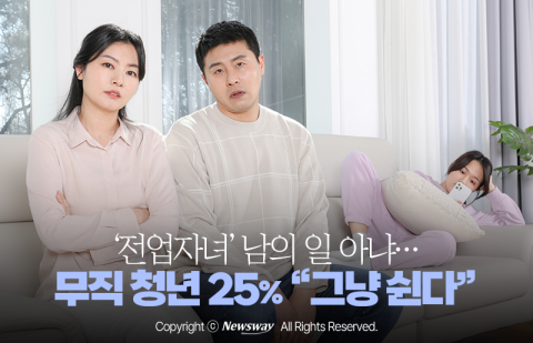 '전업자녀' 남의 일 아냐···무직 청년 25% "그냥 쉰다"