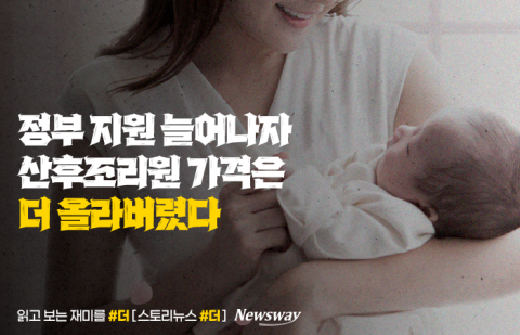 정부 지원 늘어나자 산후조리원 가격은 더 올라버렸다