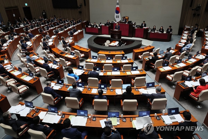 국회 예결위 전체회의. 사진=연합뉴스 제공