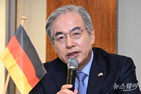 '한독수교 140주년' 관련 발언하는 김효준 ADeKo 이사장