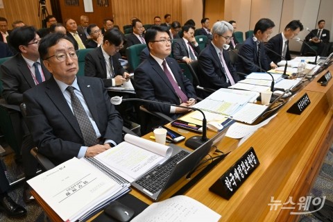 기재위 국감 출석한 박용주 한국재정정보원장