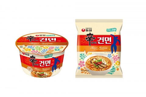 농심, 신라면건면에 앙리마티스 입혔다