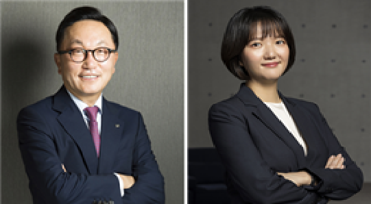 (왼쪽부터) 박현주 미래에셋그룹 회장과 최수연 네이버 대표. 사진=한경협 제공