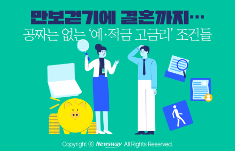 만보걷기에 결혼까지···공짜는 없는 '예·적금 고금리' 조건들