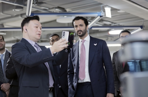 UAE 경제부장관 네이버 1784 방문···DX 협력 논의