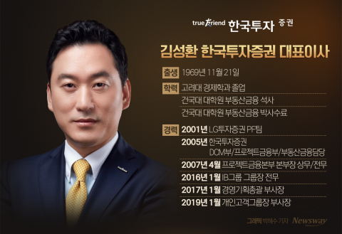 한국투자증권, 김성환 사장 신규 선임···6년 만에 수장 교체