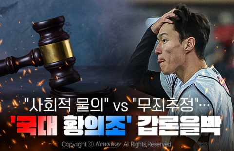 &quot;사회적 물의&quot; vs &quot;무죄추정&quot;···'국대 황의조' 갑론을박