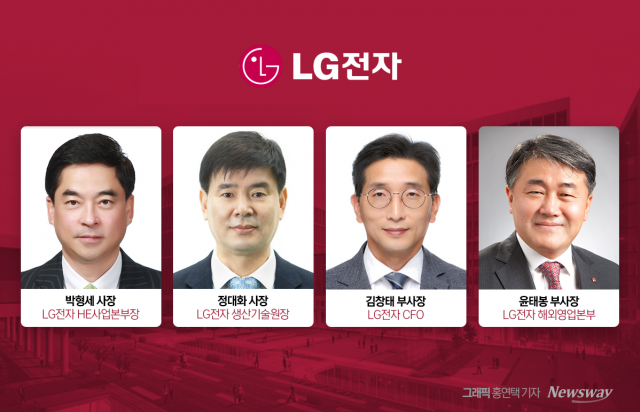 LG전자, 박형세·정대화 사장 승진···중·장기 경쟁력 강화 초점(종합)