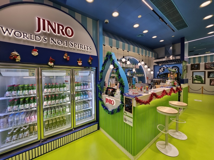 소주 브랜드 진로(JINRO) 팝업스토어 '진로 테마 스토어(JINRO THEME STORE)' 홍콩. 자료=하이트진로 제공