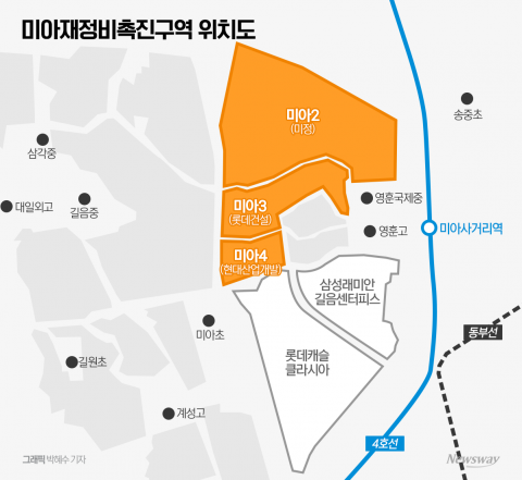 미아촉진2 노리는 롯데건설···롯데캐슬 브랜드타운 꿈꾸나
