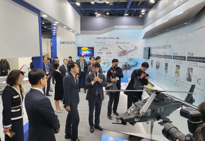 KAI가 '2023 대한민국 산업기술 R&D 대전'에 참가했다. 사진=KAI 제공