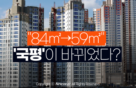 &quot;84㎡→59㎡&quot;, '국평'이 바뀌었다?