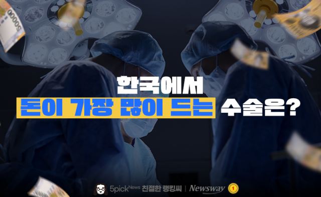 한국에서 돈이 가장 많이 드는 수술은?