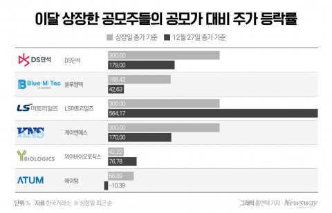 케이엔에스·LS머트리얼즈·DS단석...이유 있는 따따블