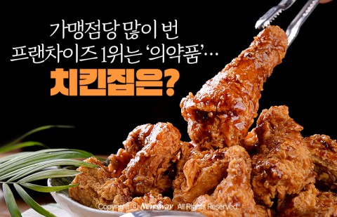 가맹점당 많이 번 프랜차이즈 1위는 '의약품'···치킨집은?