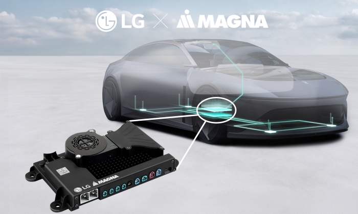 LG전자-마그나 자율주행통합플랫폼. 사진=LG전자 제공