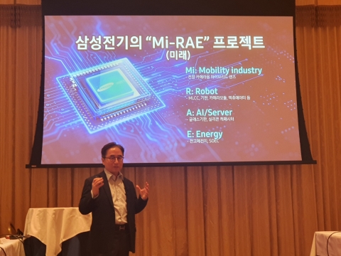 장덕현 삼성전기 사장 &quot;신제품 양산 2025년부터···업황 희망적&quot;
