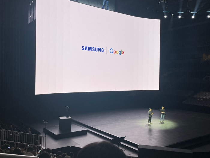 구글에서도 삼성전자 언팩 행사에 동참해 갤럭시 S24에 힘을 싣고 협력 관계를 재확인했다. 사진=차재서 기자