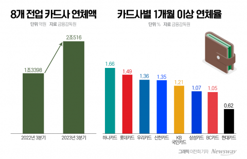 금융당국 신용사면에···카드사, 연체율 관리 '노심초사'