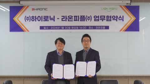 하이로닉-라온피플, 피부미용 기기에 AI 접목 추진