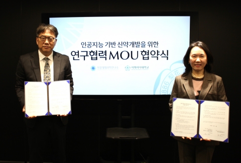 목암연구소-이화여대, 'AI 신약개발' 연구협력 나서