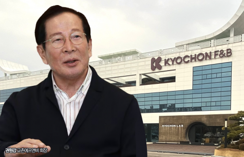 권원강 '함박웃음'···교촌, 덜 팔고 더 남겼다