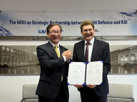 KAI-디힐디펜스, 무장확대 MOU 체결···&quot;유럽시장 확대 시동&quot;