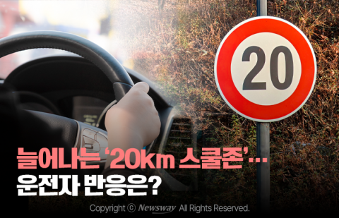 늘어나는 '20km 스쿨존'···운전자 반응은?