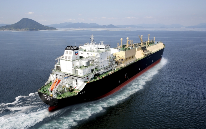 HD현대마린솔루션과 셰브론이 저탄소 선박으로 개조하기로 한 16만 입방미터급 LNG운반선 아시아 에너지호(Asia Energy). 사진=HD현대마린솔루션 제공