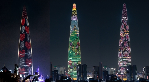 롯데월드타워·몰, 봄 나들이 준비 중···화이트 데이 팝업도
