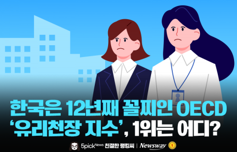 한국은 12년째 꼴찌인 OECD '유리천장 지수', 1위는 어디?