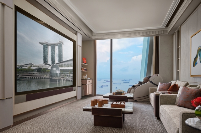 삼성전자, 싱가포르 '마리나 베이 샌즈'에 호텔 TV 대량 공급