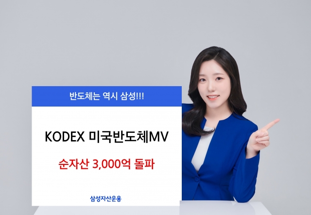 삼성운용 'KODEX 미국반도체MV', 순자산 3000억원 돌파