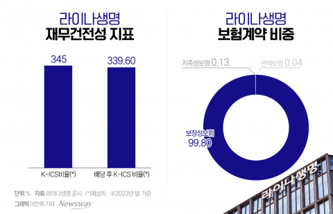 '보장성 집중' 라이나생명, 여전히 탄탄한 재무건전성