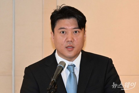 '제일엠앤에스 IPO' 발표하는 이영진 대표이사